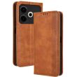 Чехол Deexe Retro Style для TECNO Pova 6 Neo - Brown (359600Z)
