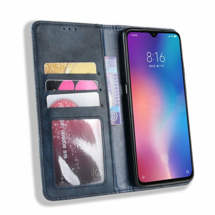 Чохол Deexe Retro Style для Xiaomi Mi 9 Lite / Mi CC9 - Blue: фото 5 з 14