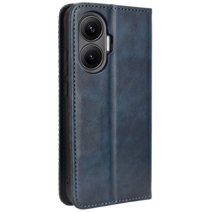 Чехол Deexe Retro Style для Xiaomi Poco F7 - Blue: фото 7 из 18
