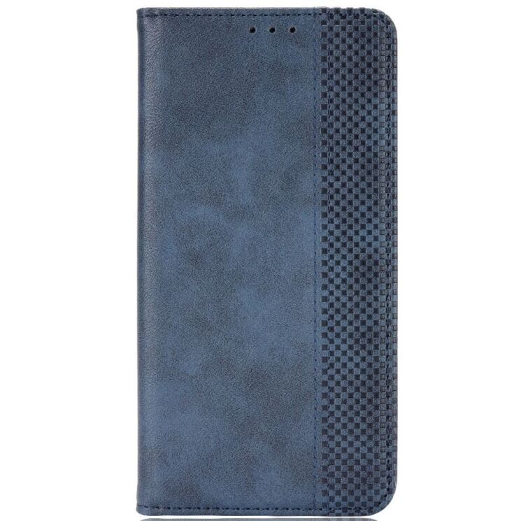 Чехол Deexe Retro Style для Xiaomi Poco F7 - Blue: фото 3 из 18