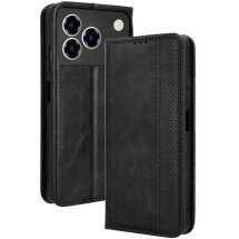 Чехол Deexe Retro Style для ZTE Blade A76 - Black: фото 1 из 17