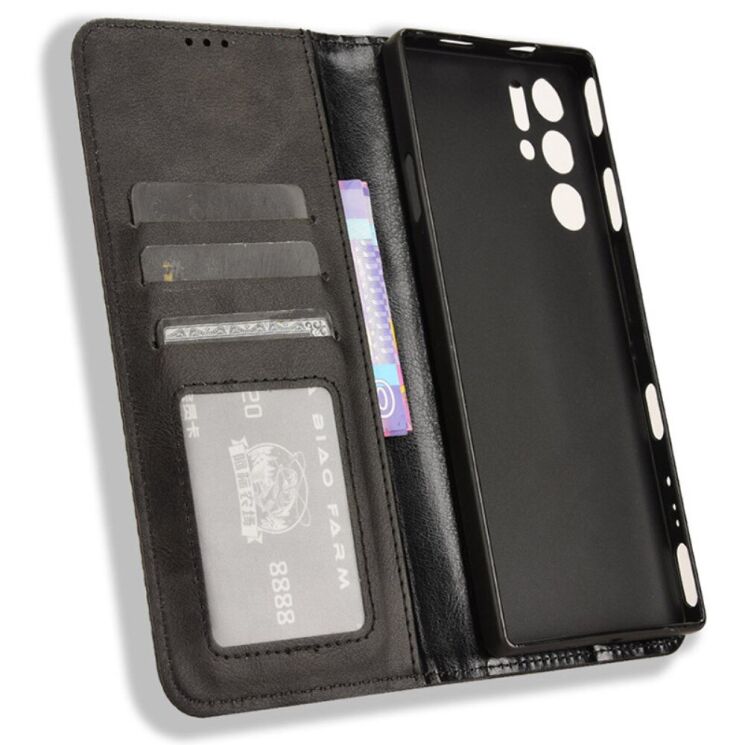 Чохол Deexe Retro Style для ZTE Nubia Red Magic 9 Pro - Black: фото 4 з 7
