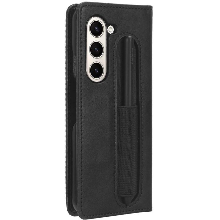 Чехол Deexe Retro Style (FF) для Samsung Galaxy Fold 5 - Black: фото 6 из 6