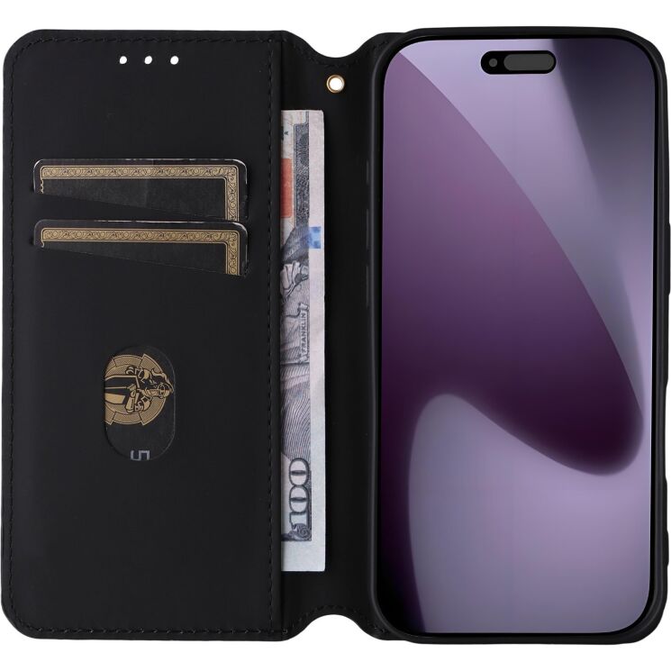 Чохол Deexe Rhombus Book для iPhone 18 Pro Max / 17 Pro Max - Purple: фото 2 з 10