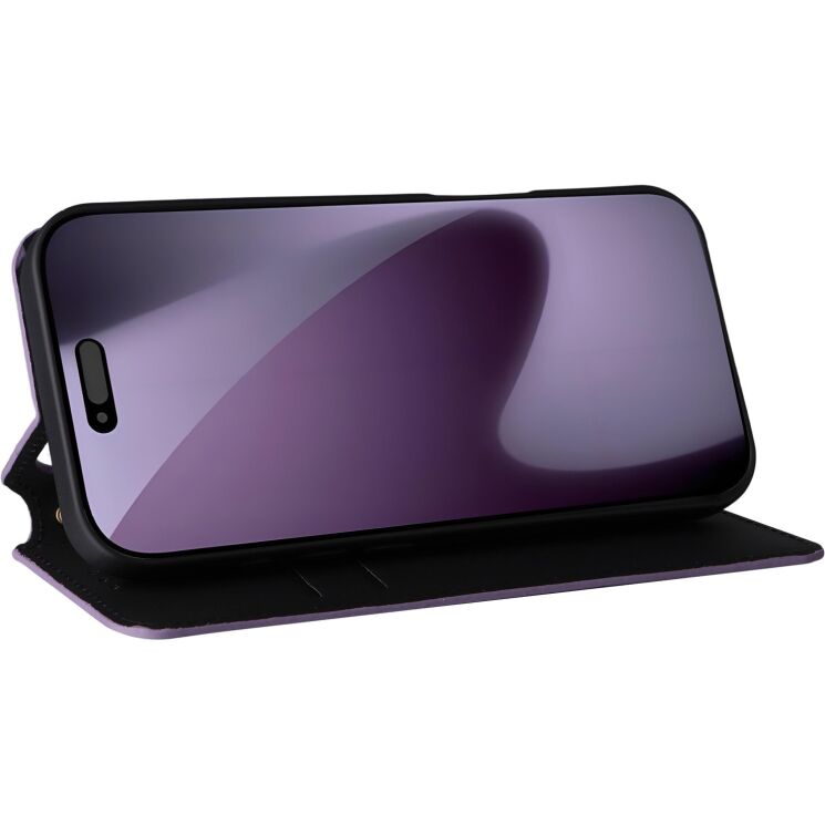 Чохол Deexe Rhombus Book для iPhone 18 Pro Max / 17 Pro Max - Purple: фото 4 з 10