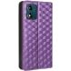 Чехол Deexe Rhombus Book для Motorola Moto E13 - Purple (320119V). Фото 5 из 7
