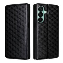 Чехол Deexe Rhombus Book для Samsung Galaxy A27 (A276) - Black: фото 1 из 7