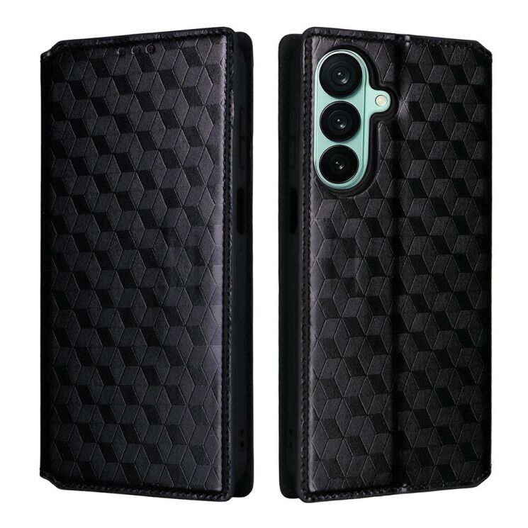 Чехол Deexe Rhombus Book для Samsung Galaxy A27 (A276) - Black (408618B) Чехол Deexe Rhombus Book для Samsung Galaxy A27 (A276) - Black: фото 1 из 7