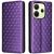 Чехол Deexe Rhombus Book для Xiaomi Redmi Note 14 4G - Purple: фото 1 из 6