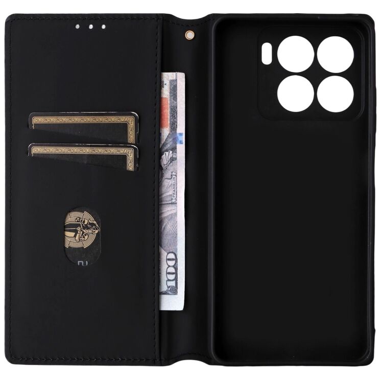 Чехол Deexe Rhombus Book для ZTE Blade A56 - Black: фото 3 из 10