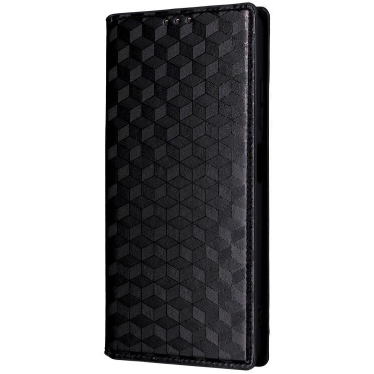 Чехол Deexe Rhombus Book для ZTE Blade A56 - Black: фото 7 из 10