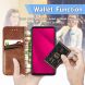 Чехол Deexe Rhombus Wallet для Infinix Smart 9 (X6532) - Blue (366512L). Фото 9 из 10