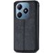 Чехол Deexe Rhombus Wallet для Realme C63 - Black (359726B). Фото 5 из 9