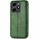 Чехол Deexe Rhombus Wallet для TECNO Spark 20C - Green (345615G). Фото 5 из 6