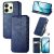 Чехол Deexe Rhombus Wallet для Xiaomi Redmi Note 14 4G - Blue: фото 1 из 10