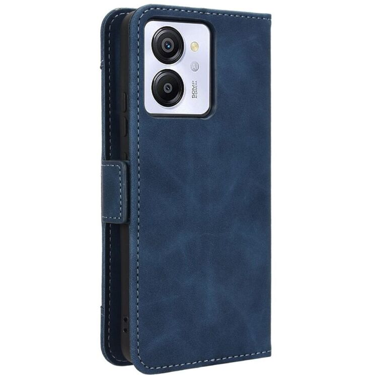 Чехол Deexe Wallet Stand для Blackview Color 8 / Oscal Modern 8 - Blue: фото 6 из 7