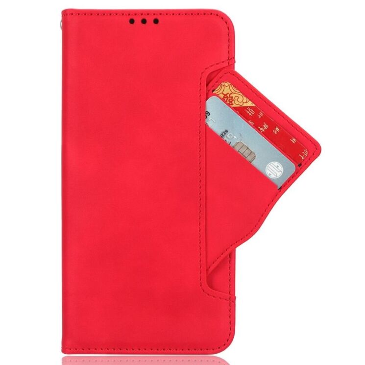 Чехол Deexe Wallet Stand для Infinix GT 20 Pro - Red: фото 4 из 8