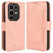 Чехол Deexe Wallet Stand для Infinix Note 50 / Note 50 Pro - Pink (379201P)