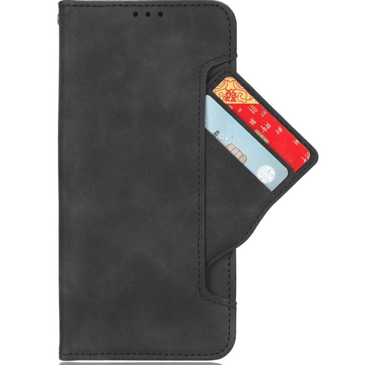 Чохол Deexe Wallet Stand для Infinix Smart 10 Plus - Black: фото 3 з 14