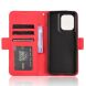 Чехол Deexe Wallet Stand для Motorola Edge 50 Neo - Red (367136R). Фото 5 из 7