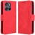 Чехол Deexe Wallet Stand для Motorola Edge 50 Neo - Red: фото 1 из 7