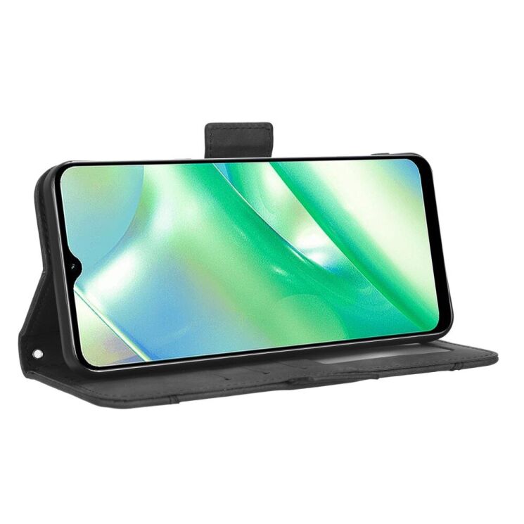 Чехол Deexe Wallet Stand для Realme C33 - Black: фото 4 из 7
