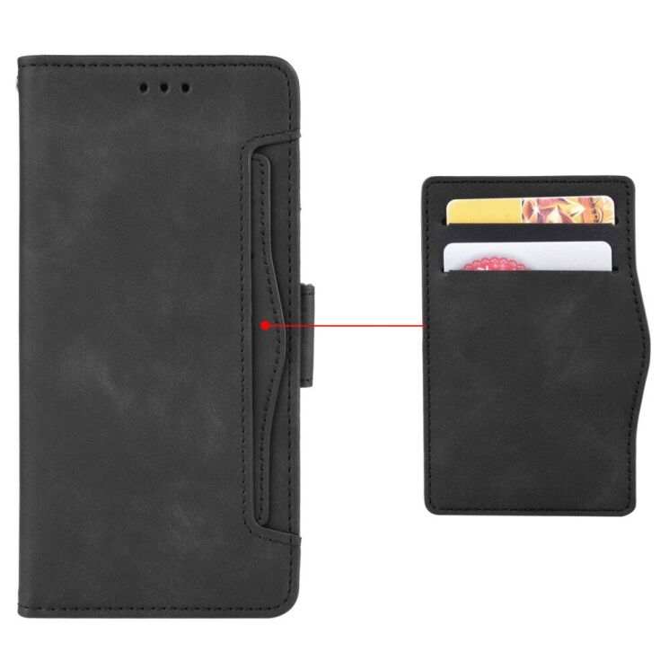 Чехол Deexe Wallet Stand для Realme C63 / C61 / Note 60x - Black: фото 6 из 7