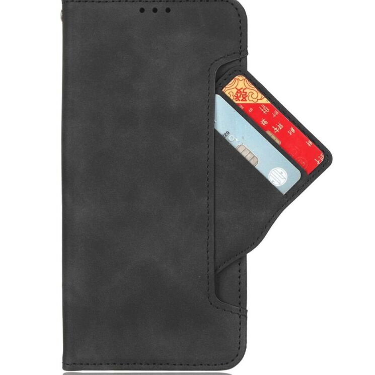 Чехол Deexe Wallet Stand для Realme GT Neo 6 SE / GT 6T / GT 6 - Black: фото 2 из 7