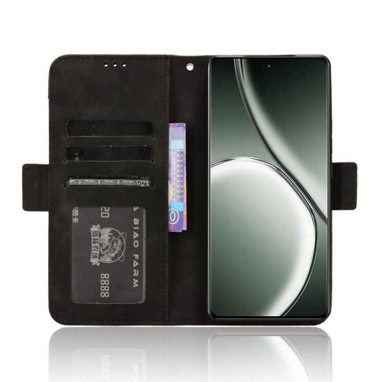 Чехол Deexe Wallet Stand для Realme GT Neo 6 SE / GT 6T / GT 6 - Black: фото 3 из 7