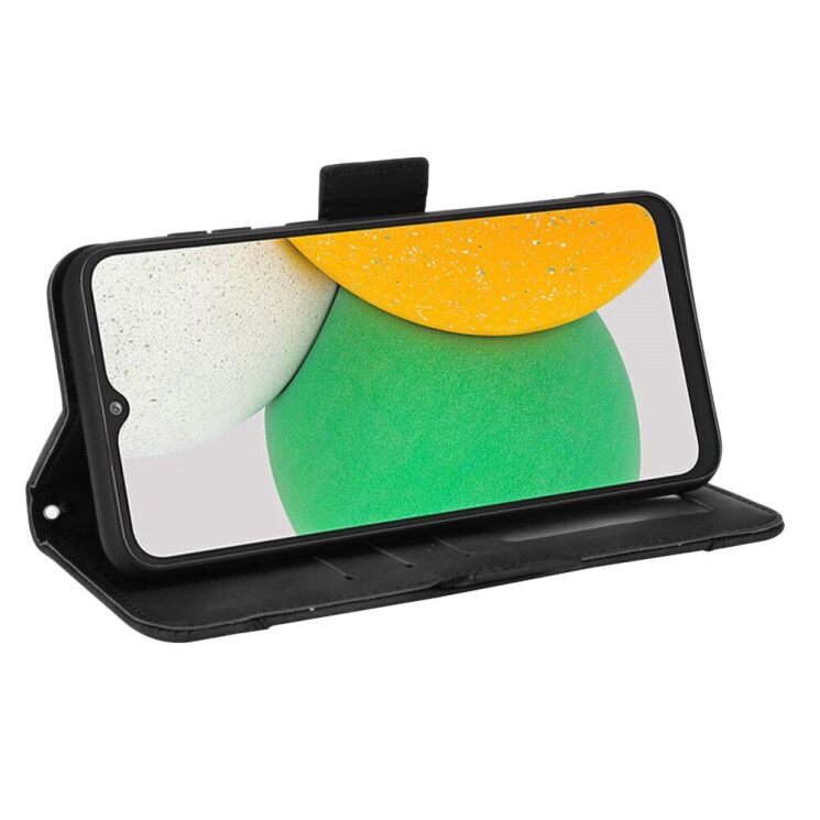 Чехол Deexe Wallet Stand для Samsung Galaxy A03 Core (A032) - Black: фото 7 из 9