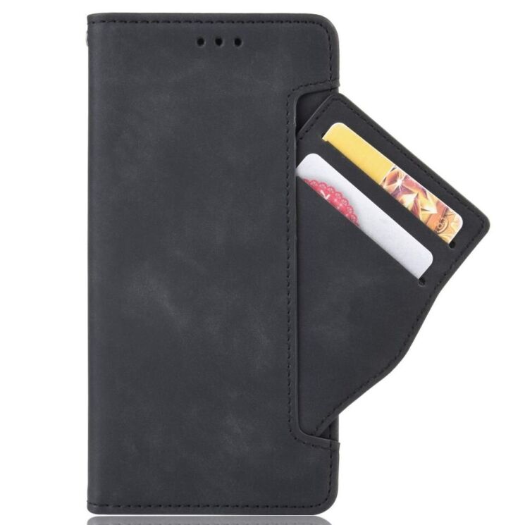 Чехол Deexe Wallet Stand для Samsung Galaxy A03 Core (A032) - Black: фото 3 из 9