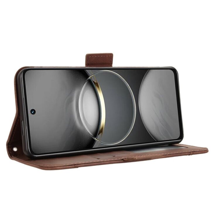 Чехол Deexe Wallet Stand для TECNO Spark 30 - Brown: фото 3 из 8