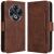Чехол Deexe Wallet Stand для TECNO Spark 30 - Brown: фото 1 из 8