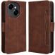 Чехол Deexe Wallet Stand для TECNO Spark Go 1 - Brown (361800Z). Фото 1 из 7