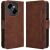 Чехол Deexe Wallet Stand для TECNO Spark Go 1 - Brown: фото 1 из 7