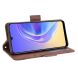 Чехол Deexe Wallet Stand для VIVO V21e - Brown (281601Z). Фото 5 из 13