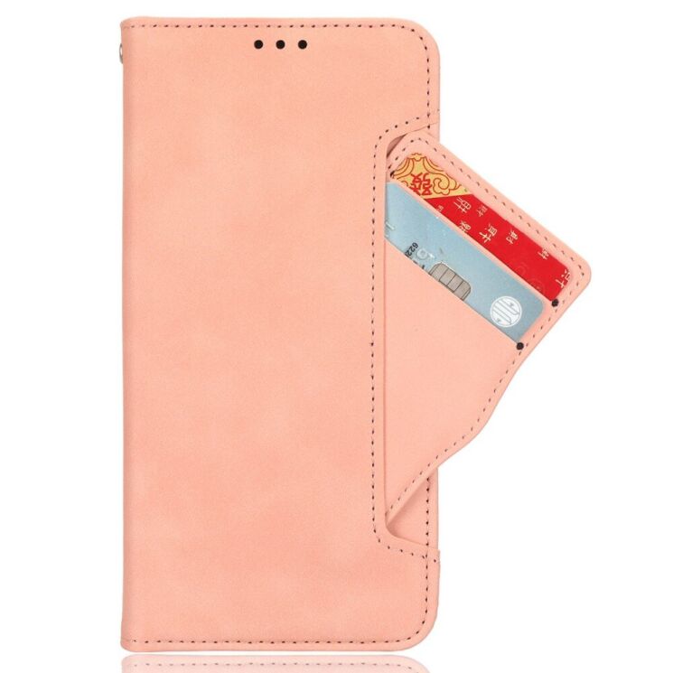 Чехол Deexe Wallet Stand для Xiaomi Redmi Note 14 Pro 5G / Note 14 Pro Plus / Poco X7 - Pink: фото 2 из 7