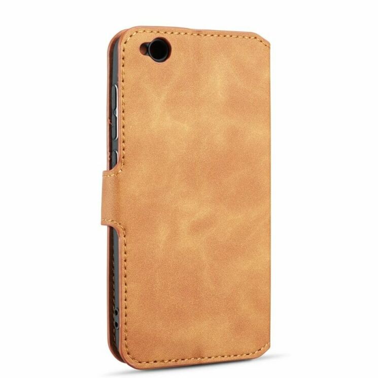 Чехол DG.MING Retro Style для Xiaomi Redmi Go - Brown: фото 3 из 10