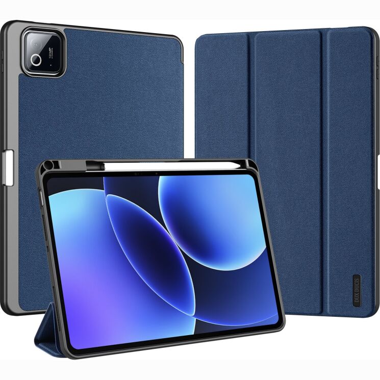 Чехол DUX DUCIS Domo Series для Xiaomi Pad 8 Pro / Pad 8 / Pad 7 Pro / Pad 7 - Blue: фото 1 из 12