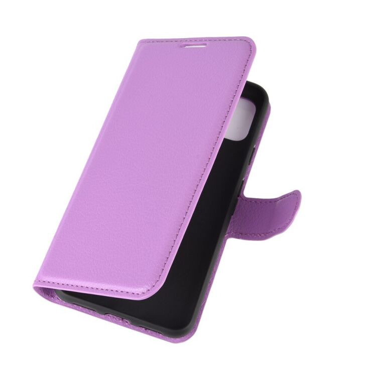 Классический чехол-книжка Deexe Book Type для Google Pixel 4a 5G - Purple: фото 2 из 6