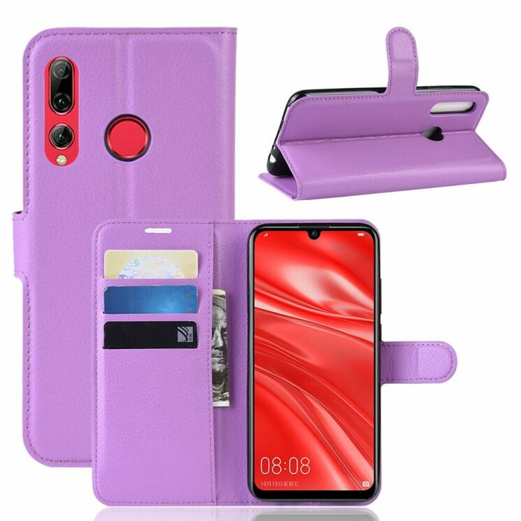 Чехол-книжка Deexe Book Type для Huawei P Smart Plus 2019 - Purple: фото 1 из 6