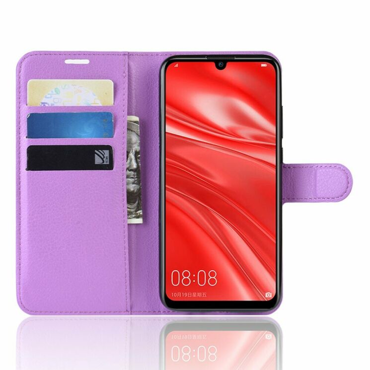 Чехол-книжка Deexe Book Type для Huawei P Smart Plus 2019 - Purple: фото 4 из 6