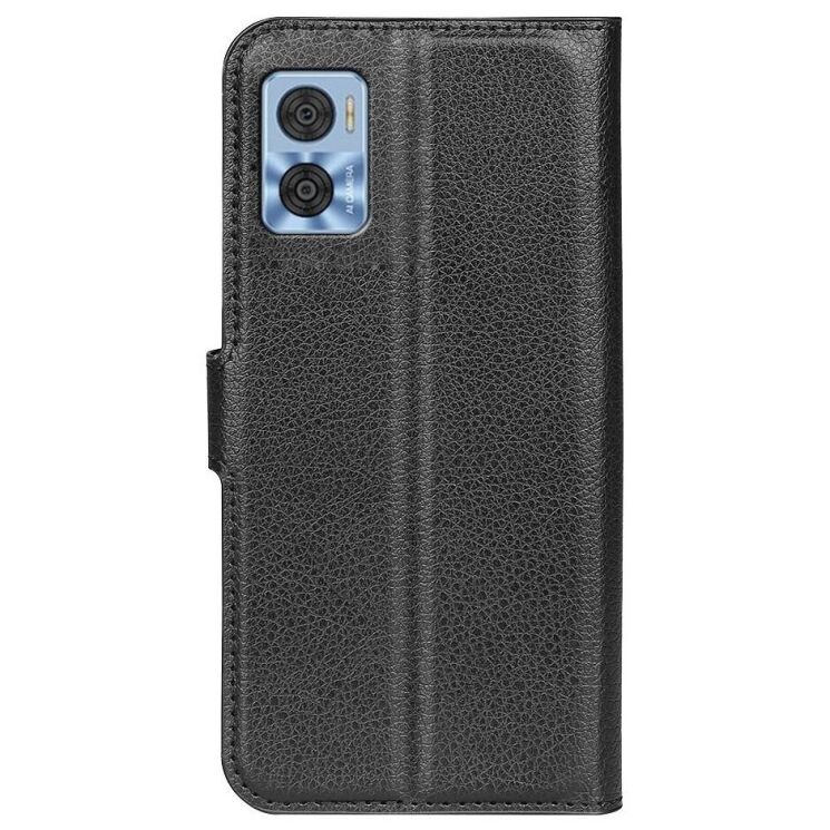 Чохол-книжка Deexe Book Type для Motorola Moto E22 - Black: фото 7 з 9