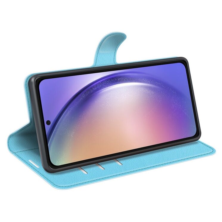 Чехол-книжка Deexe Book Type для Samsung Galaxy A55 (A556) - Blue: фото 3 из 8