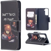Чехол-книжка Deexe Color Wallet для Samsung Galaxy S21 (G991) - Bear: фото 1 из 9