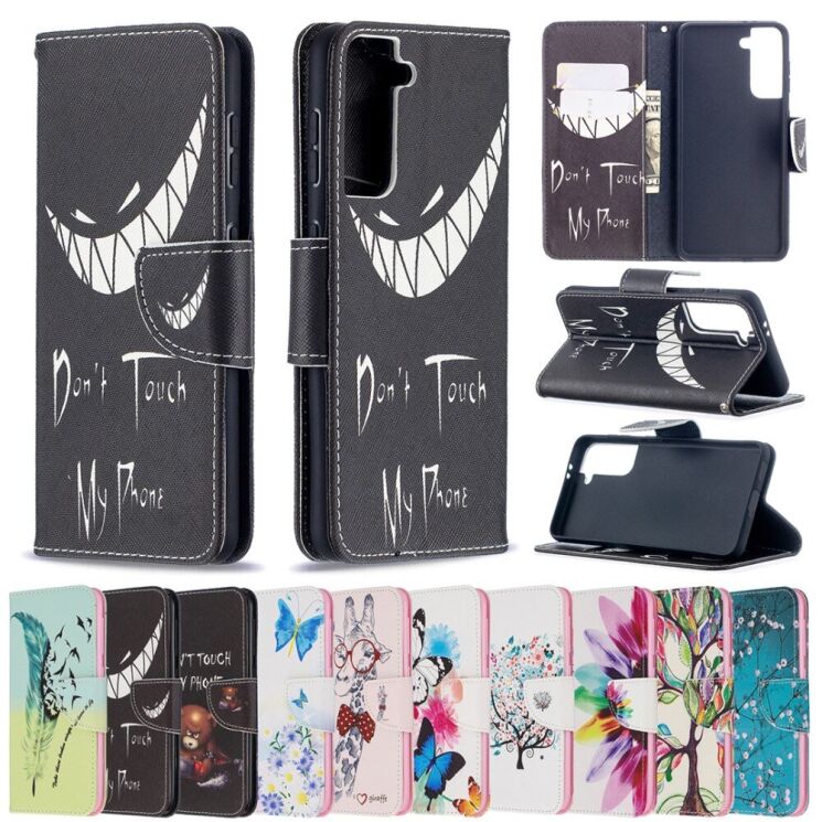 Чехол-книжка Deexe Color Wallet для Samsung Galaxy S21 (G991) - Tree: фото 7 из 9