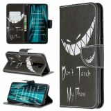 Чехол-книжка Deexe Color Wallet для Xiaomi Redmi Note 8 Pro - Don’t Touch My Phone (261260J)
