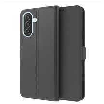Чехол-книжка Deexe Faro Wallet для Samsung Galaxy S26 FE - Black: фото 1 из 7