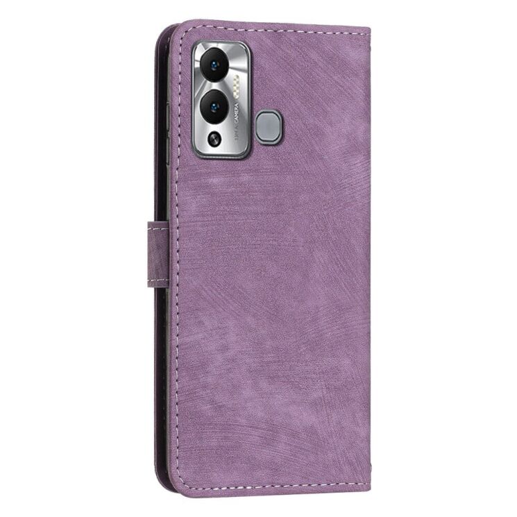 Чохол-книжка Deexe Lines Series для Infinix Hot 12 Play - Purple: фото 3 з 12