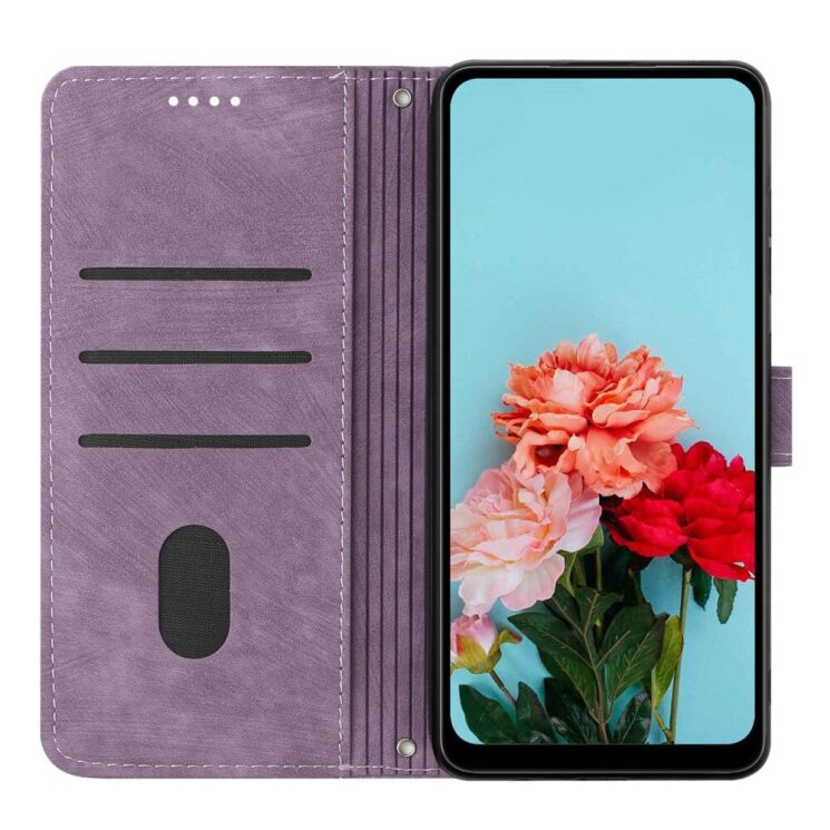 Чохол-книжка Deexe Lines Series для Infinix Hot 12 Play - Purple: фото 4 з 12